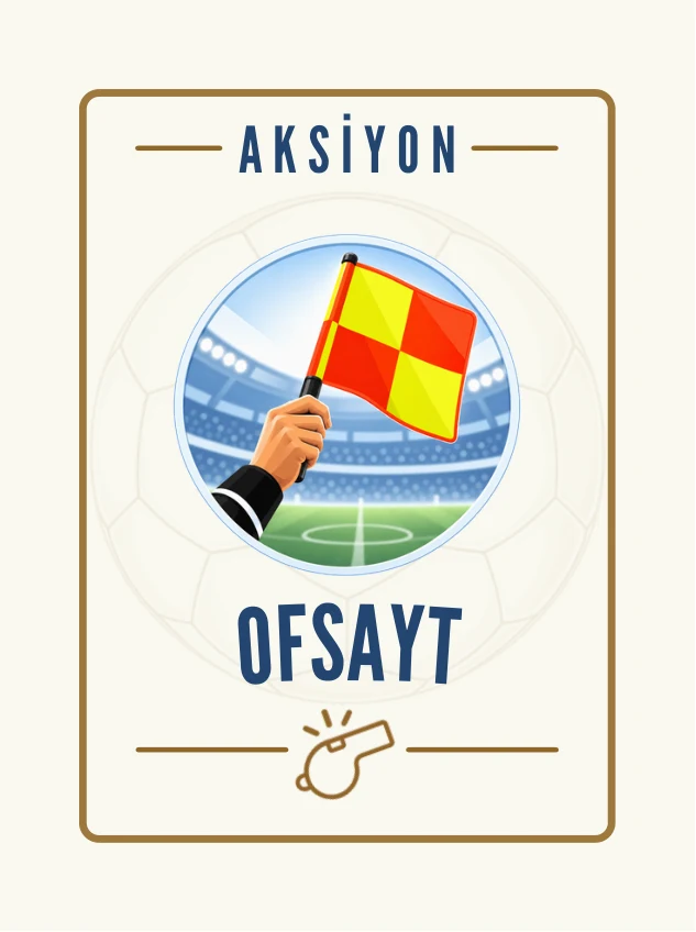 Futbolog Aksiyon Kartları Örnek Kart Görseli